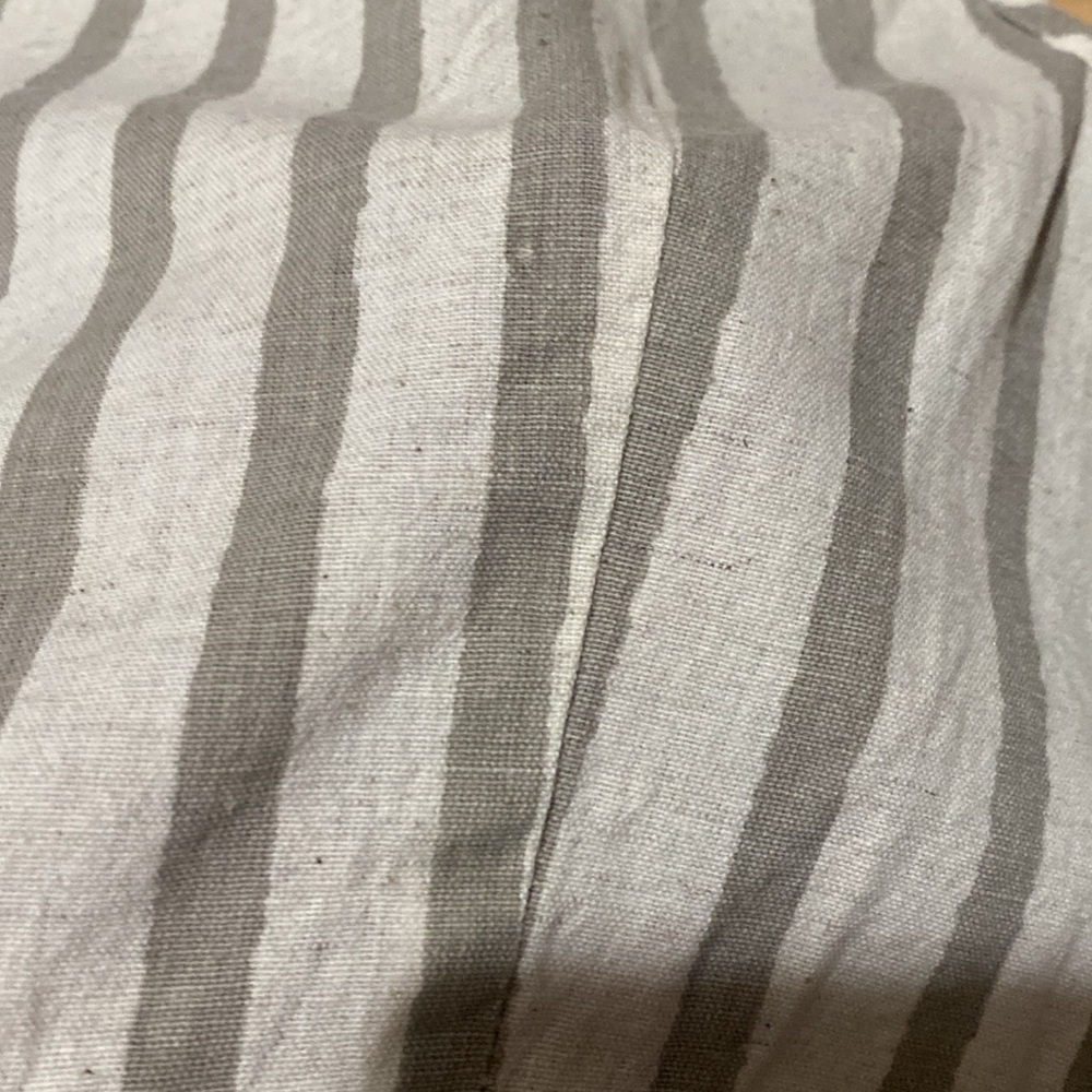 Striped Sleeveless Crop Top with Embroidered Design - Picture 9 of 15